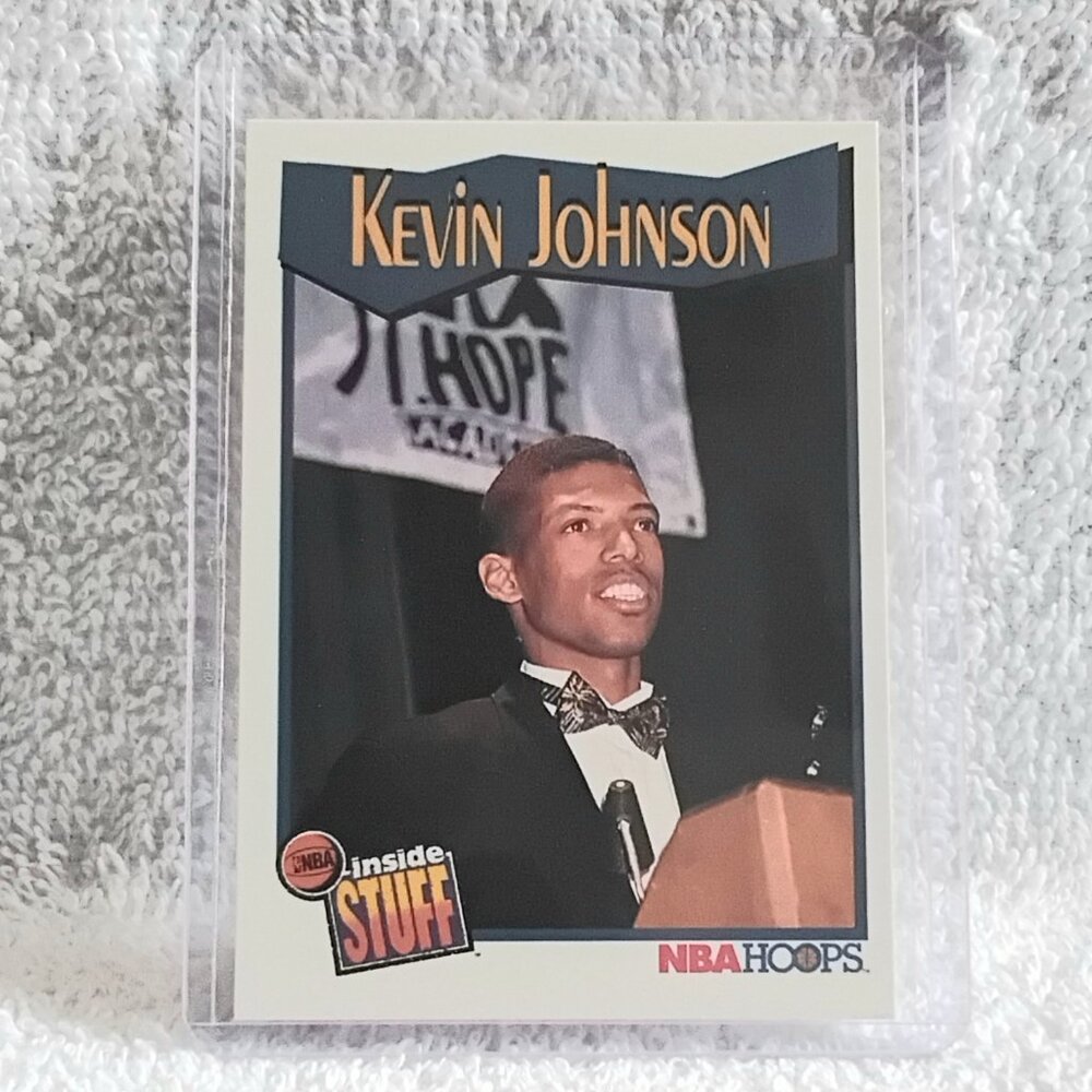 5/$20 Mint 1991 NBA Hoops Kevin Johnson Inside Stuff NBA Card 302!!